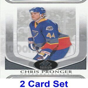Chris Pronger Hockey Card Collection